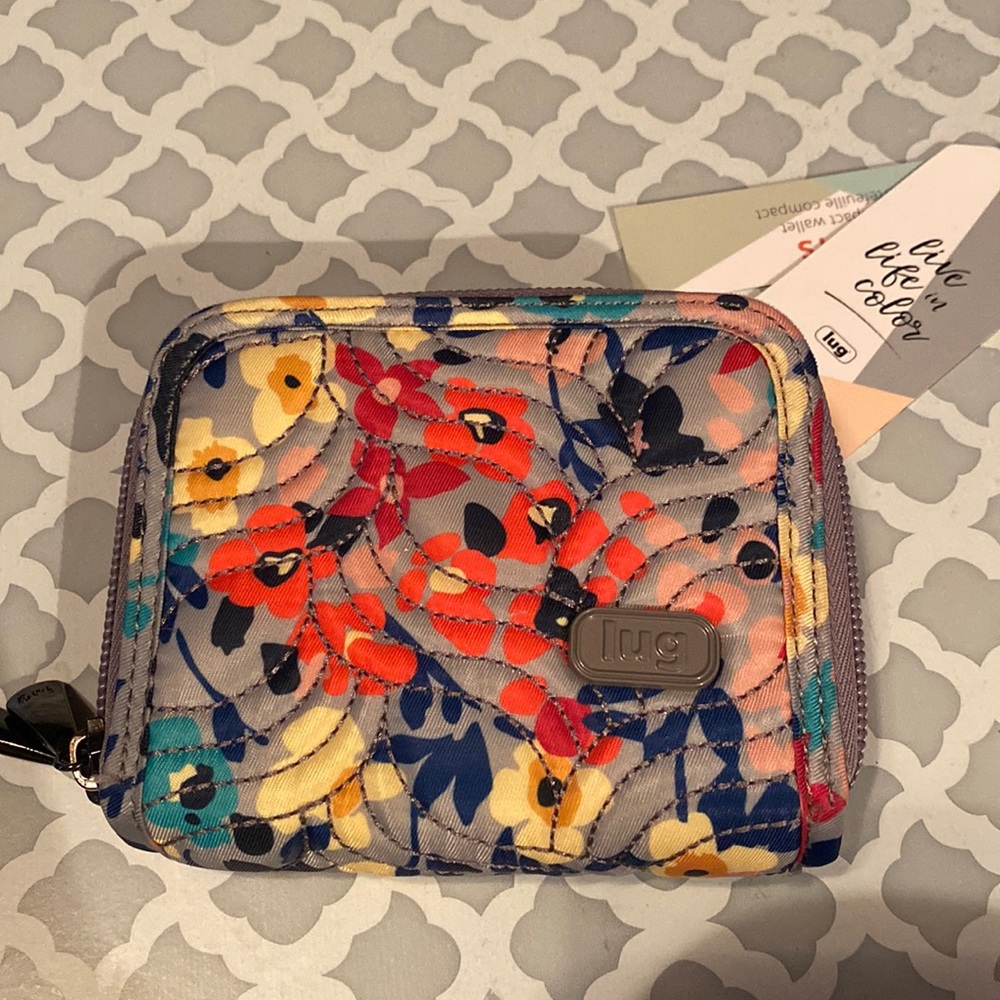 Lug Splits Wallet in Wildflower Multi